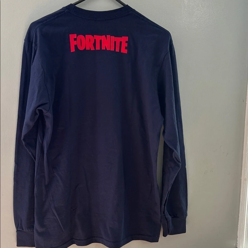 Eminem Limited Edition X Fortnite Longsleeve Navy Blue Shirt Size M
